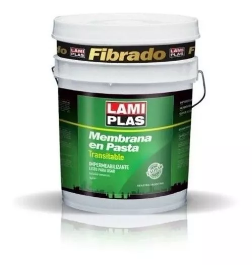 Membrana en pasta *lamiplast x10kg rojo- profesional